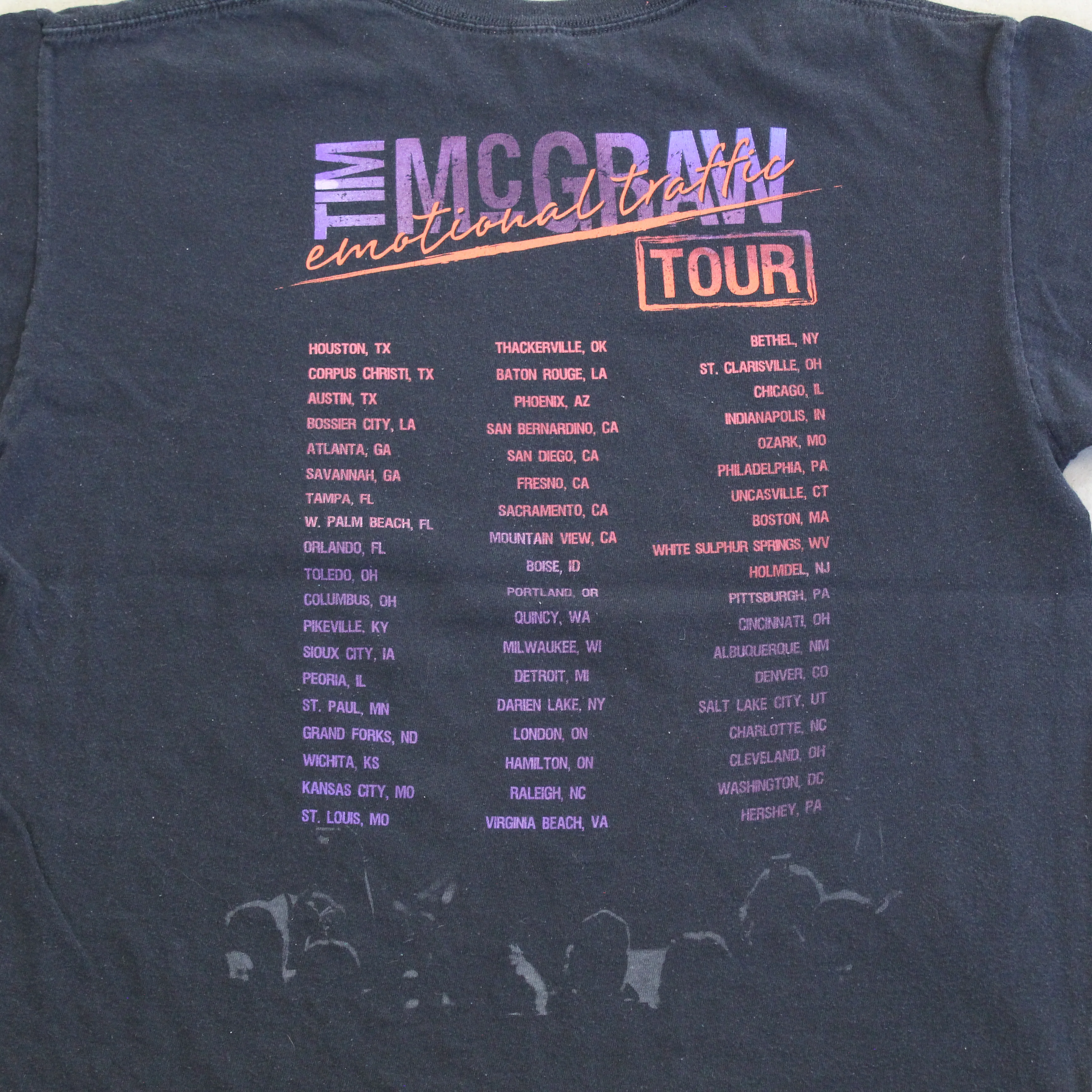 F-  2011 Tim McGraw Emotional Traffic Tour Picture Tee - Image 4