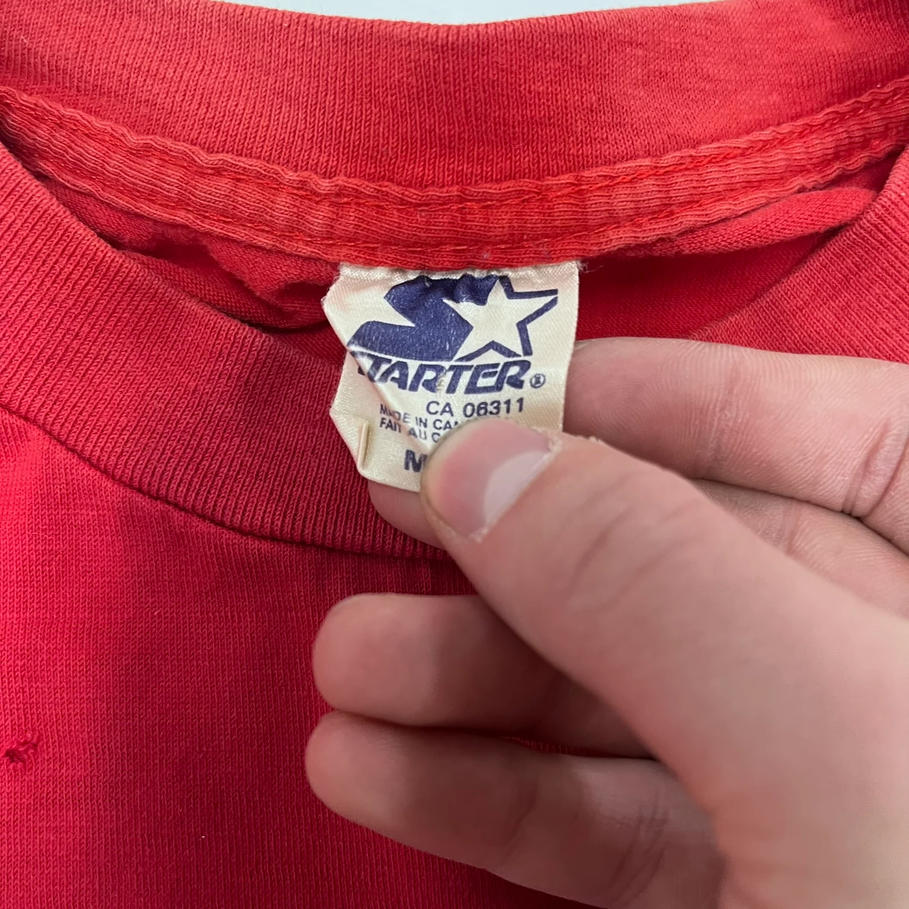 F- Vintage 1991 Canada Cup Champions Starter Single Stitch Tee - Image 3