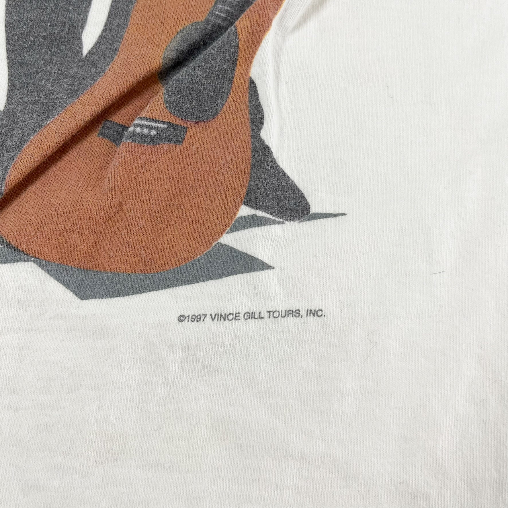 F- Vintage 97' Vince Gill Picture Tour Single Stitch Tee - Image 5