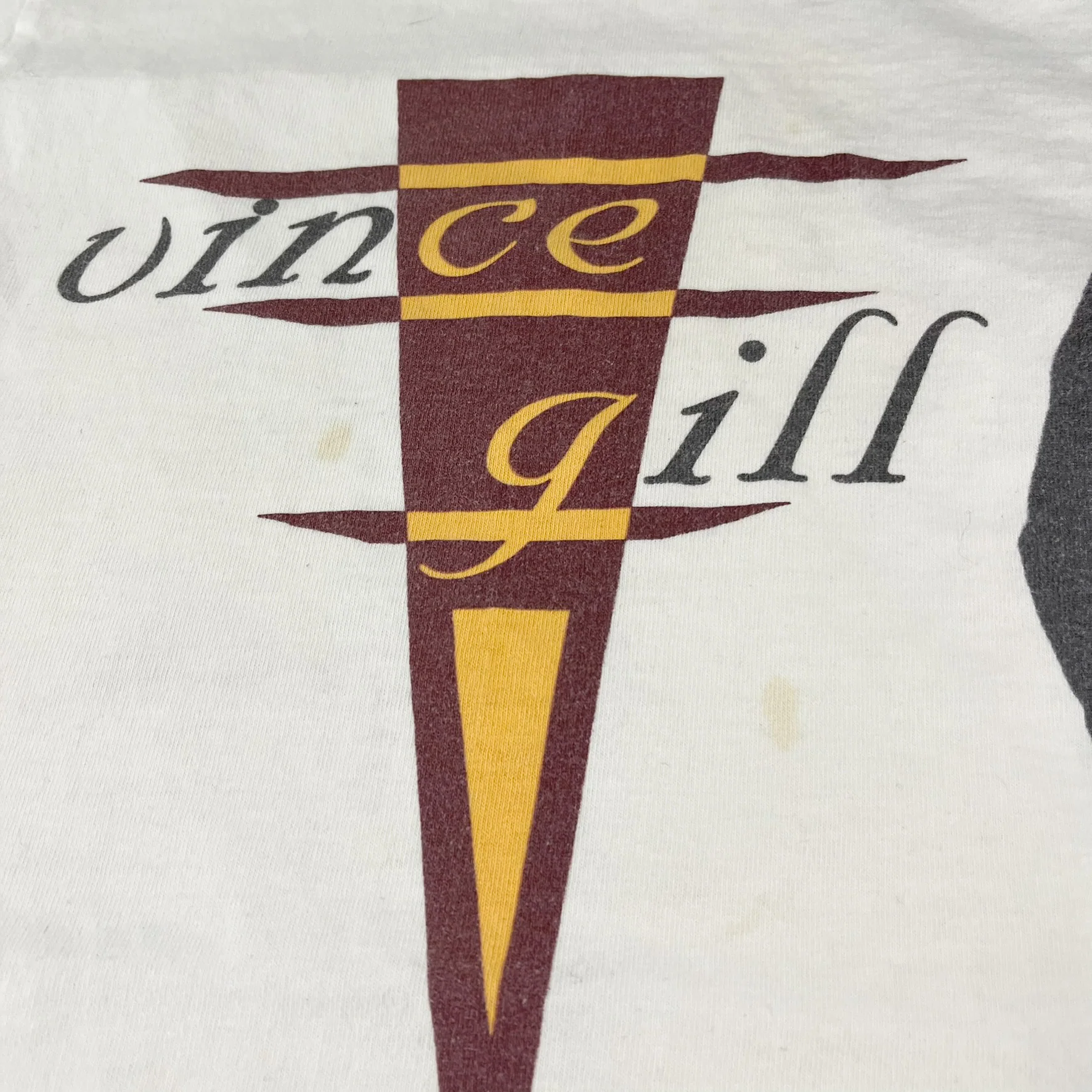 F- Vintage 97' Vince Gill Picture Tour Single Stitch Tee - Image 7