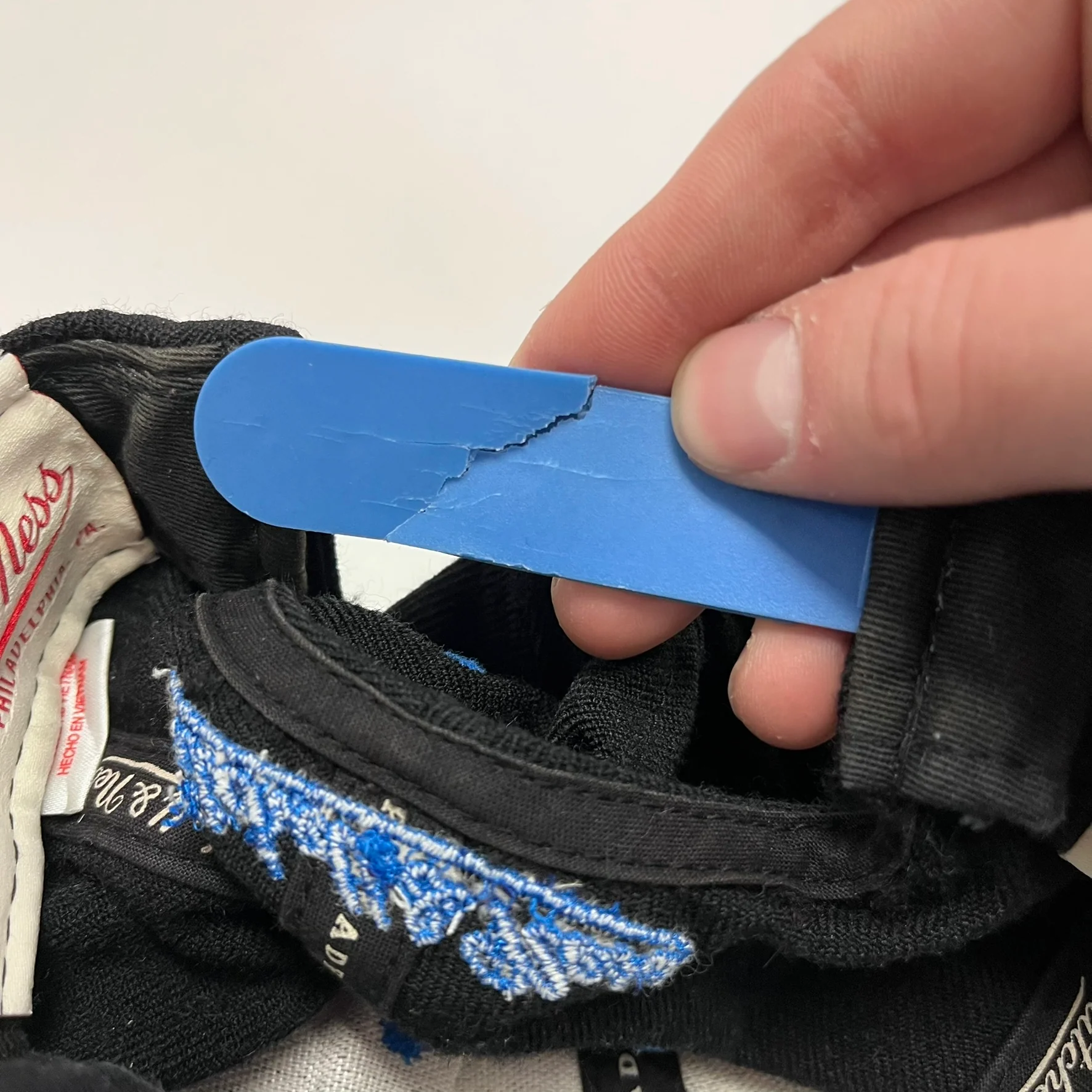 F- Vintage Orlando Magic NBA Mitchell & Ness Old Logo Snapback Hat - Image 7