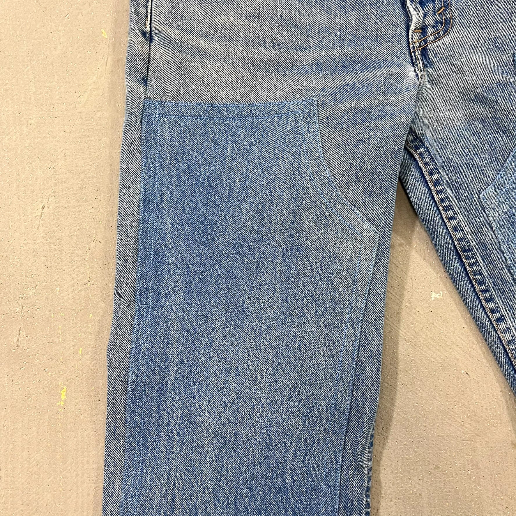 F- HOM Double Knees Levi's 501 Reworked Custom Jeans - Image 4