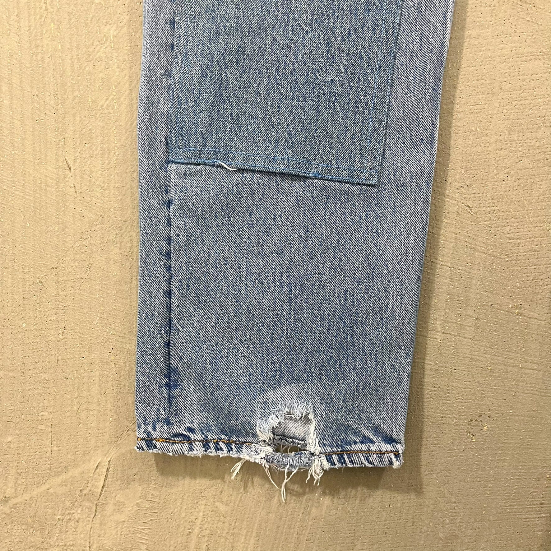 F- HOM Double Knees Levi's 501 Reworked Custom Jeans - Image 4