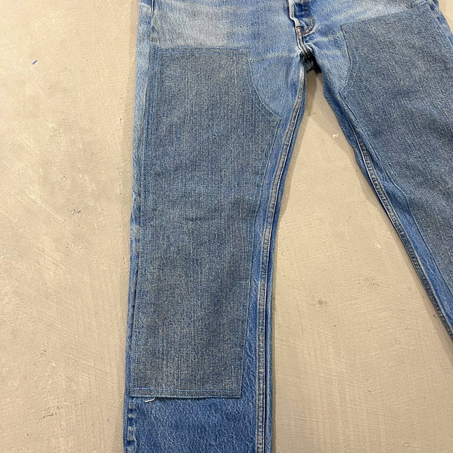 F- HOM Double Knees Levi's 501 XX Reworked Custom Jeans - Image 7