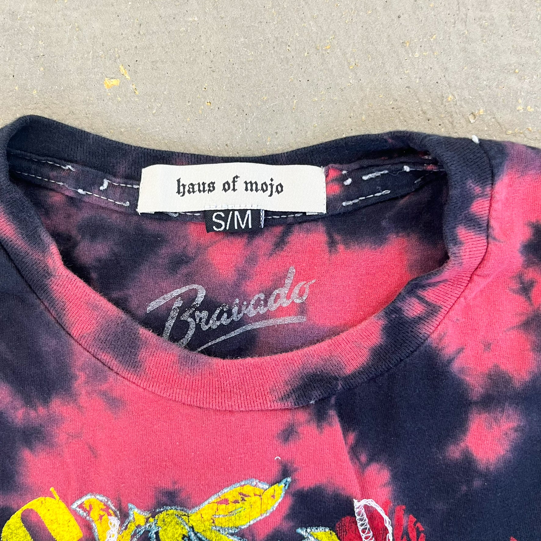 F- HOM Guns & Roses Appetite Reworked Dbl Stitch Crop Top - Image 3
