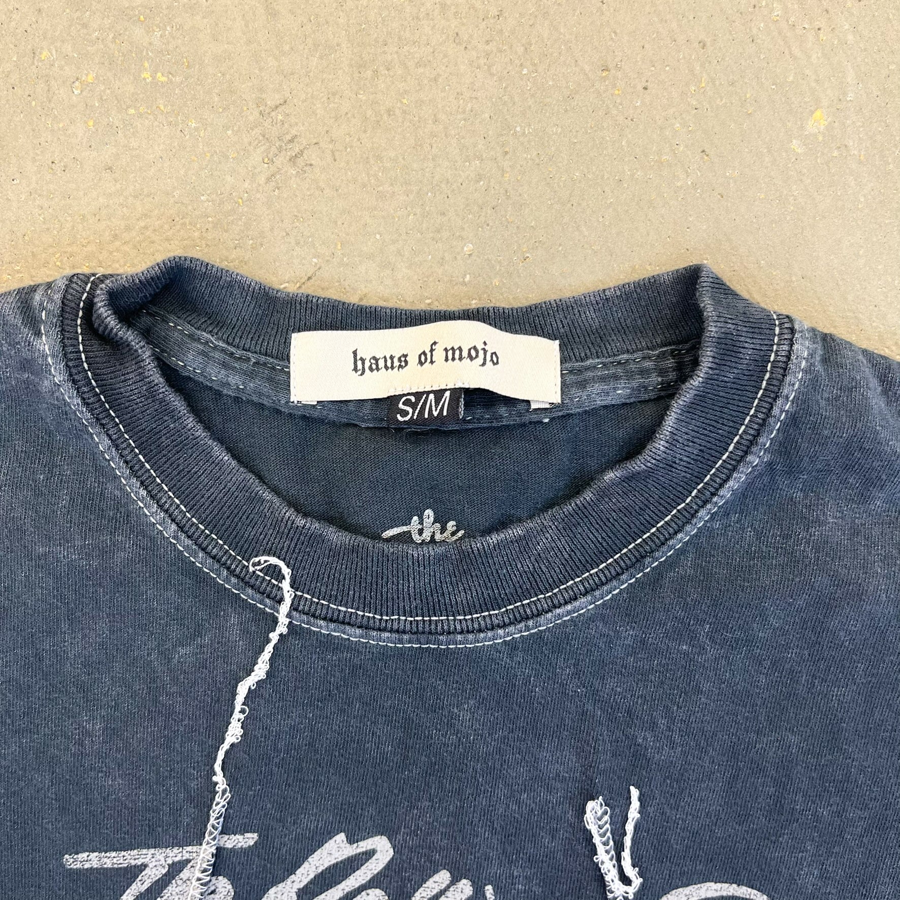 F- HOM Rolling Stones US Logo Reworked Dbl Stitch Crop Top - Image 3