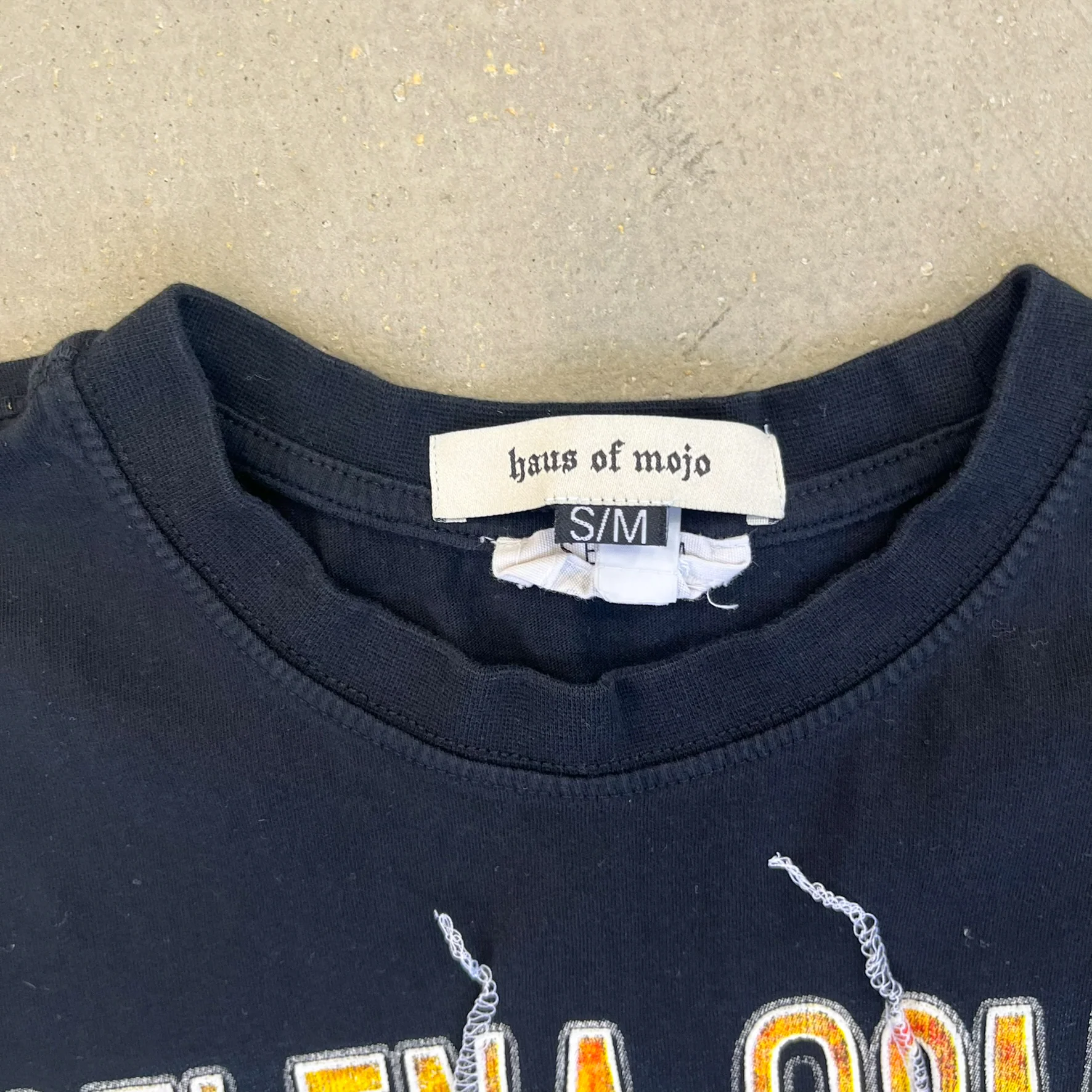 F- HOM Selena Gomez Reworked Double Stitch Crop Top - Image 3