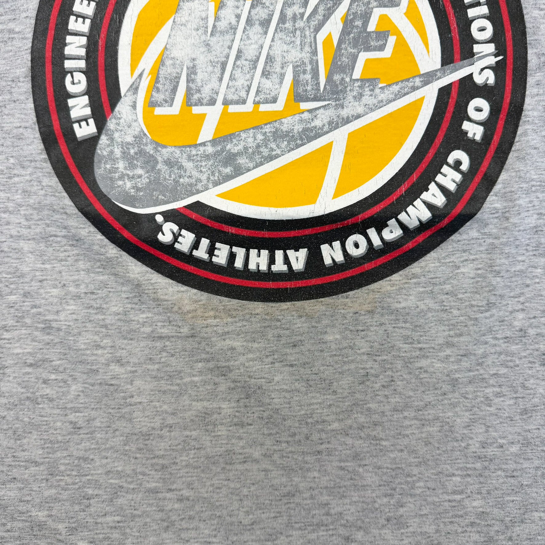 F- Vintage 90s Nike Engineered For Athletes Made In Canada Single Stitch Tee - Image 4