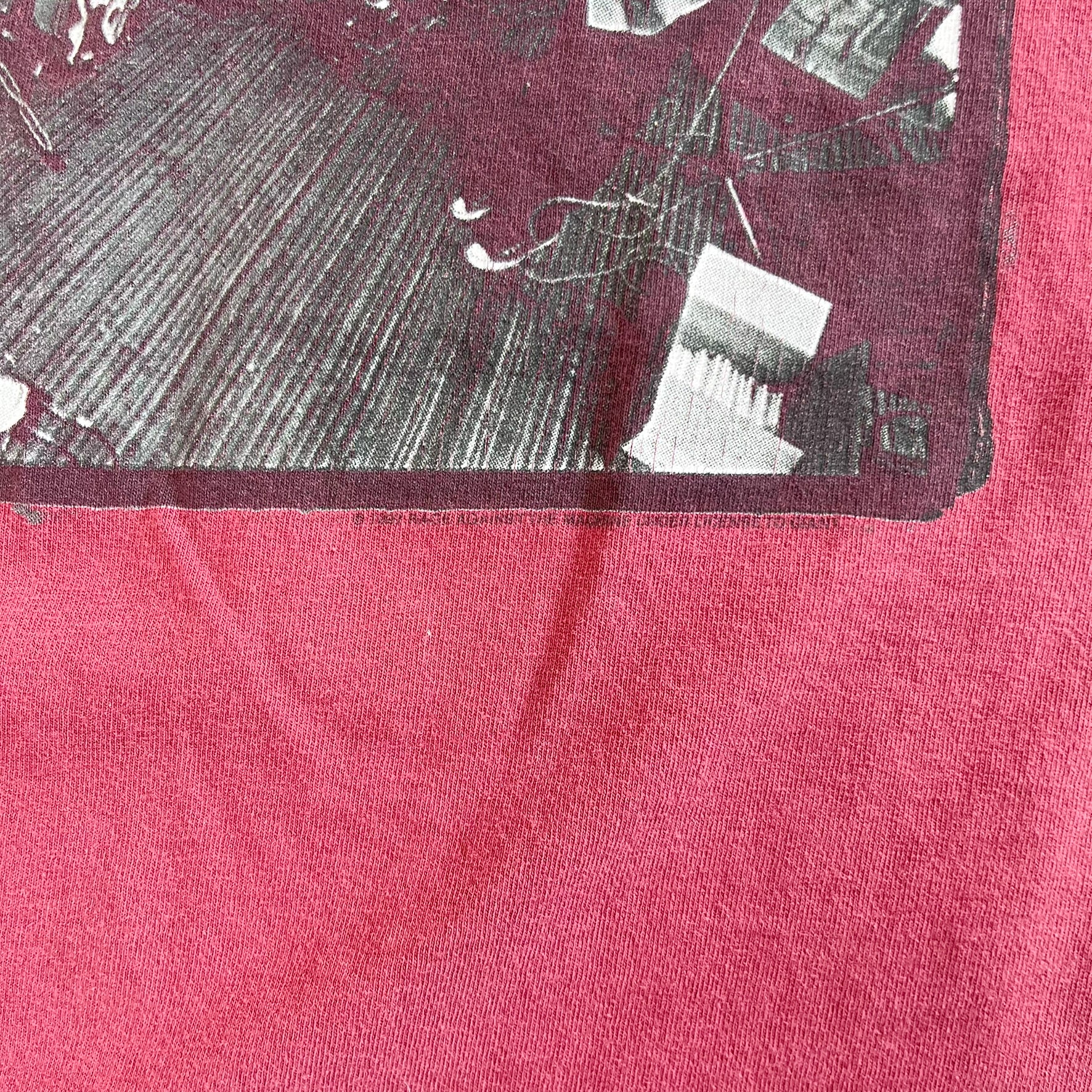 F- Vintage '97 Rage Against The Machine Picture & Text Giant Tag Tee - Image 3