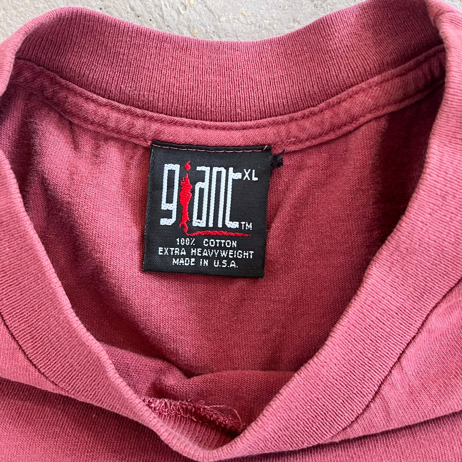 F- Vintage '97 Rage Against The Machine Picture & Text Giant Tag Tee - Image 4