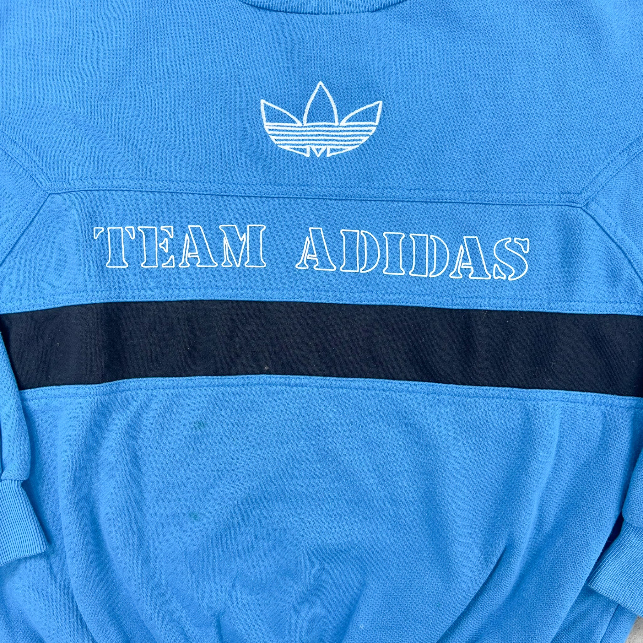 F- Vintage Team Adidas Embroidered Crewneck - Image 3