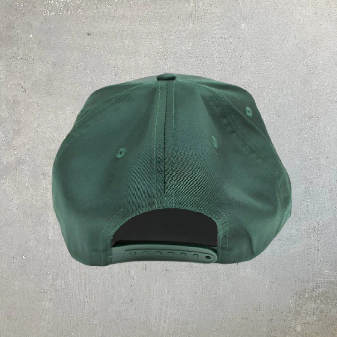 HGV Reverse Logo Green 5 Panel Snapback Hat - Image 3