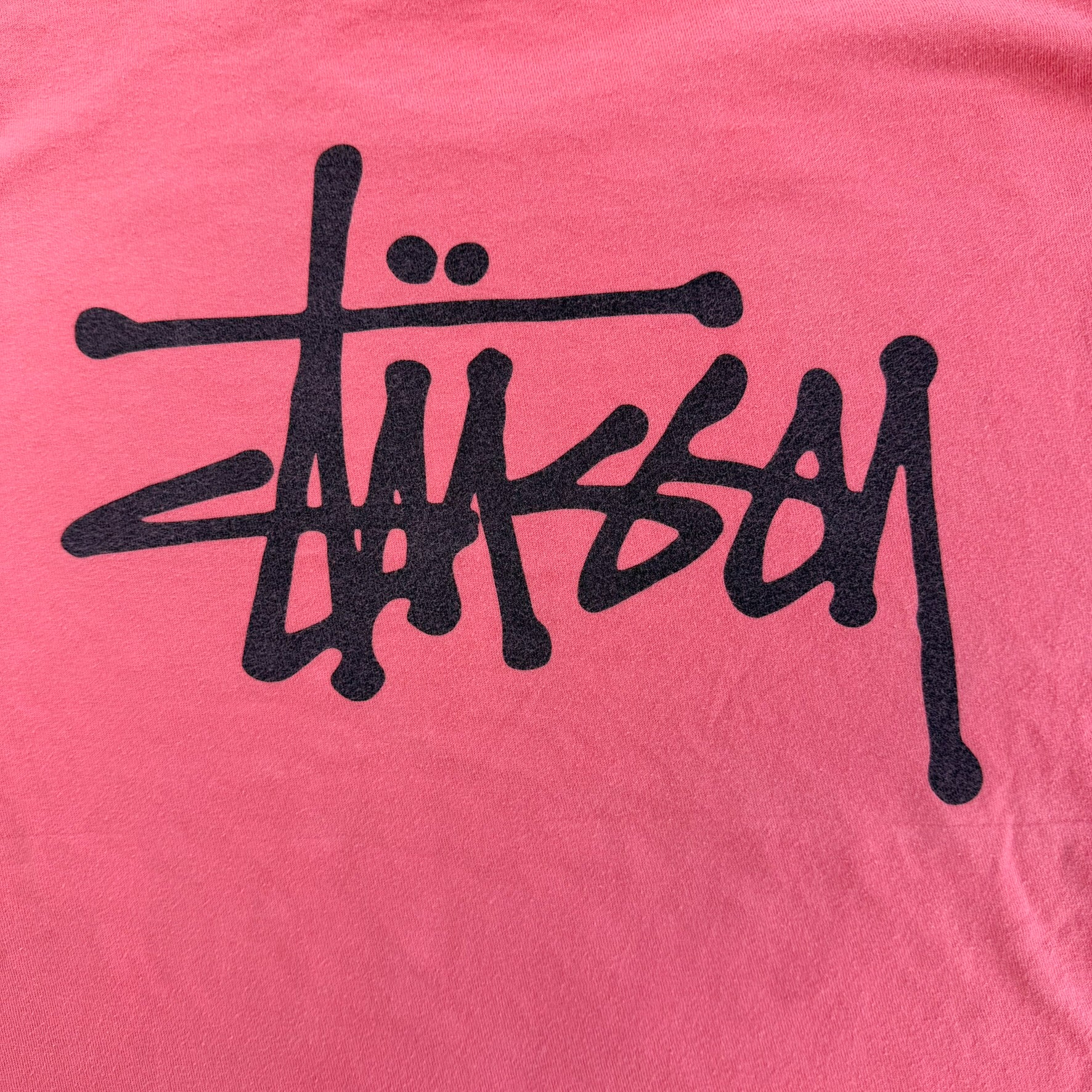 J- Stussy Logo Text Tee - XL - Image 4