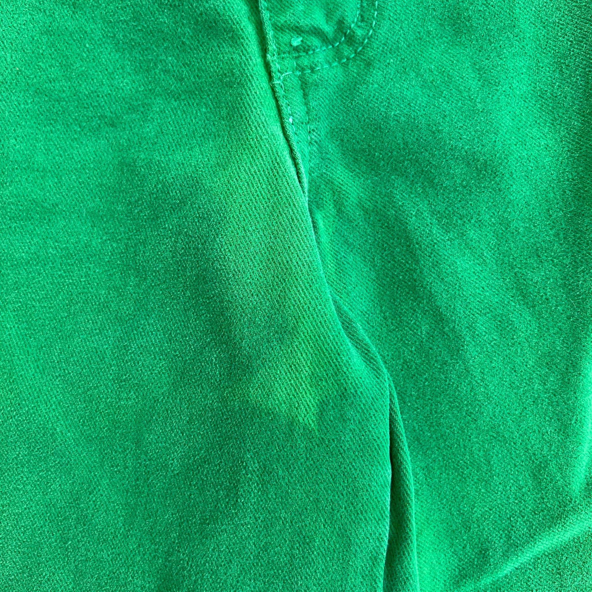 J- Vintage Youth Cross Colours Made In USA Denim Cargo Jorts - 7/8 - Image 5