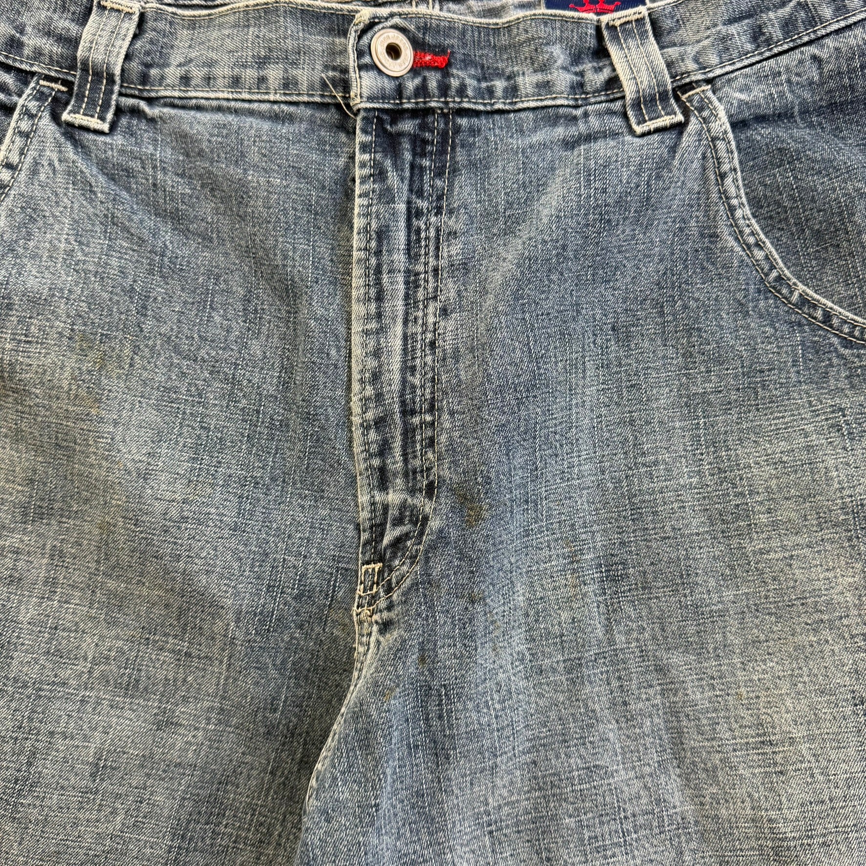 J- Vintage JNCO Embroidered 8Ball & Dragon Jorts - W42 - Image 3