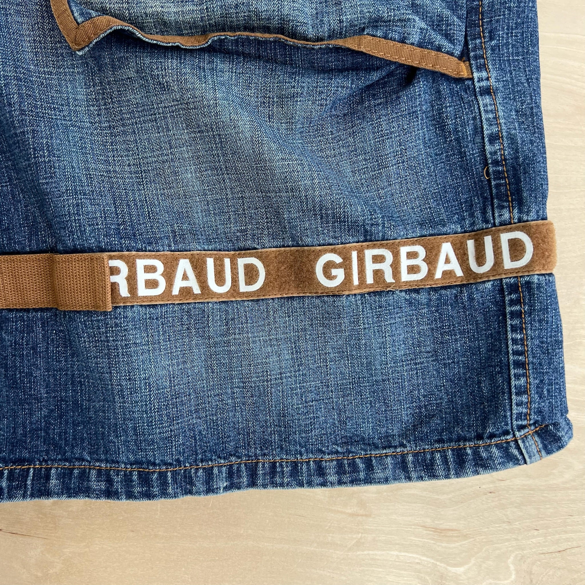J- Vintage Marithé Francois Girbaud Denim Cargo Jorts - W38 - Image 3