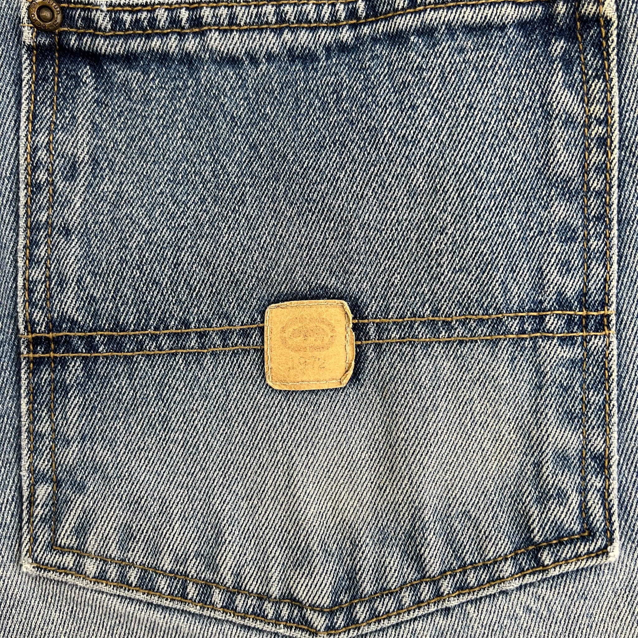 J- Vintage Rocawear Blue Embroidered Logo Back Pocket Jorts - W32 - Image 5