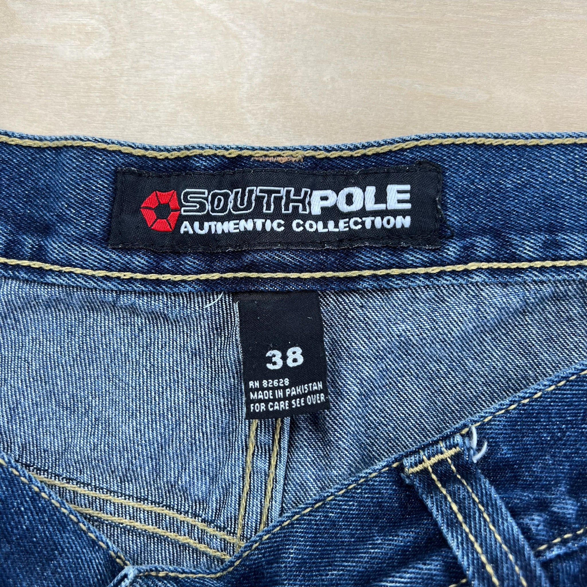 J- Vintage South Pole Denim Cargo Jorts - W38 - Image 3